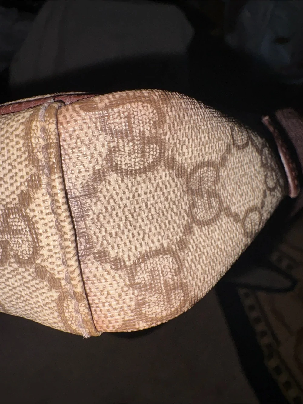 Gucci Brown/Beige GG Canvas Messenger Crossbody